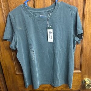 Alpine Design Women's Teal Short Sleeve Tee. Size Large